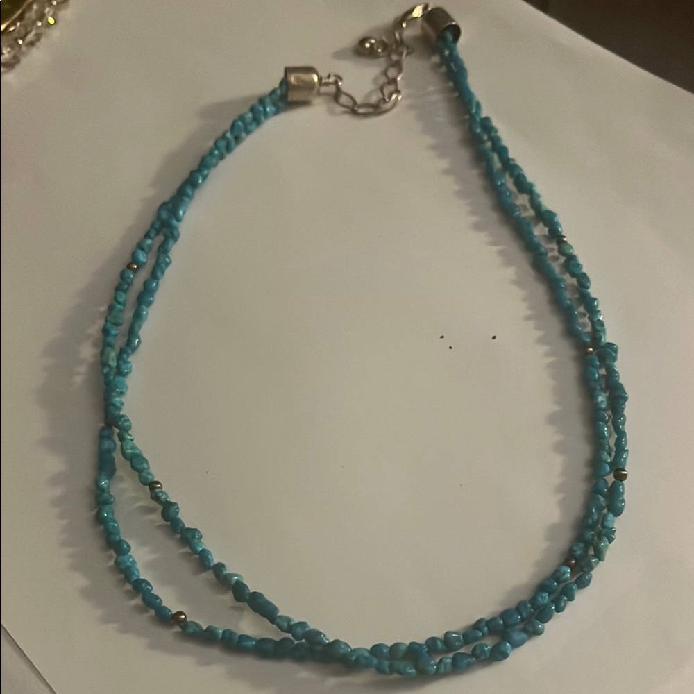Turquoise Beaded Necklace